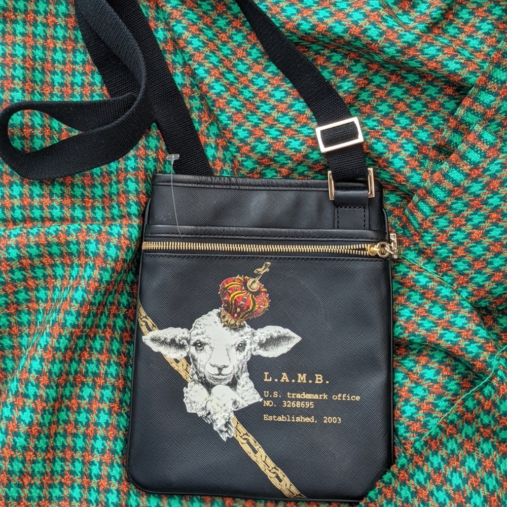 L.A.M.B cross body purse